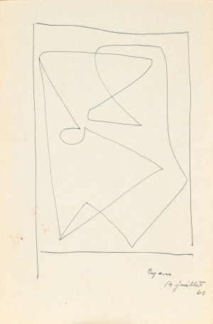 Zdzisław (CYAN) CYANKIEWICZ (1912-1981), Kompozycja, 1961