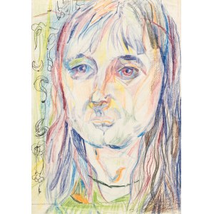 Janina MUSZANKA - ŁAKOMSKA (1920-1982), Portrait of a woman - Self-portrait (?), ca. 1970.