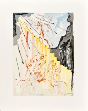 Salvador DALI (1904-1989), La Divine Comédie - Le Paradis (Raj) - Chant XXI, 1963