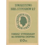 The Republic of Poland Society for Scholarships and Grants — The Fryderyk Chopin Scholarship Fund, 20 zł, 1949.