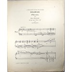 Wieniawski Henryk - Kuyawiak, Danse nationale polonaise 2-de Mazourka pour Violon avec accompagnement de Piano, ok. 1890.