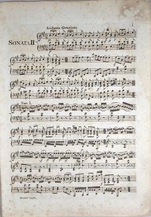 Mozart Wolfgang Amadeus - Sonate Pour le Forte Piano ou Clavecin, œuvre VIe 