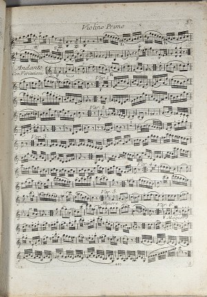 Mozart Wolfgang Amadeus - Trois Quatuors pour deux Violons, Alto et Basse, op. XXXII, Paris, Imbault, ok. 1793-1794.