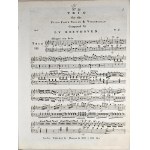 Ludwig Beethoven - Trio for Piano, Violin, and Cello, London: Monzani & Hill, ca. 1800.