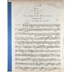 Beethoven Ludwig - Trio for the Piano Forte Violin & Violoncello, Londyn, Monzani & Hill, ok. 1800.