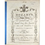 Mozart's Selection of Piano-Forte Music, no 9 - Sonata IX, Alla Turca, Londyn, Monzani, ok. 1805.