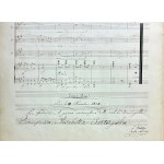 Soliva Carlo Evasio - Psalm CXII. Laudete pueri Dominum... For Izabela Elżbieta Czartoryska, autograph, 1852.