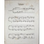 Chopin Fryderyk - 51-1-HO Allegro Vivace pour le Pianoforte dedie a Madame la Comtesse Esterhazy nee Comtesse Bathyany, Lipsk, Hofmeister, ok. 1850.