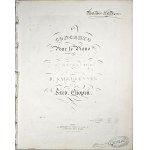 Fryderyk Chopin - 11-1d-BR 1st Concerto for Piano with Orchestral Accompaniment, Dedicated to Mr. F. KALKBRENNER, Paris, Brandus, circa 1855–1860.