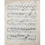 Chopin Fryderyk - PolG#m-1b-SCH a Madame Du-Pont. Polonaise pour Piano (Oeuvre posthume), Mainz, Schott, 1871.
