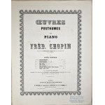 Chopin Fryderyk - 69-1b-GE 2 VALSES no. 1 a 2, 4e. Livraison (Oeuvres posthumes), Paryż, Gerard, 1867-1870,