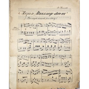 Arye z opery Straszny dwór, Stanisław Moniuszko, 1894.