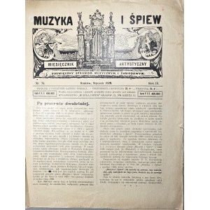 Muzyka i Śpiew, 1929