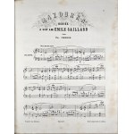 Chopin Fryderyk - MEG-1a-B&B MAZOURKA pour le PIANO, ok. 1860.