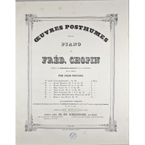 Chopin Fryderyk - 67-1d-Sam QUATRE MAZURKAS, 1860-1865.