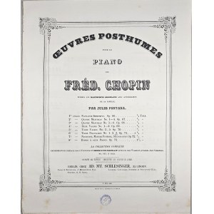 Chopin Fryderyk - 71/3-1c-Sam TROIS POLONAIS, 1860-1866.