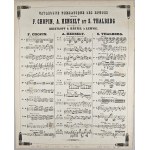 Chopin Fryderyk - [25/7-12(sep)-?(no.7)-B&H nienotowany w R&G] ‘CHOPIN, HENSELT, LISZT, THALBERG. ETUDEN FÜR DAS PIANOFORTE.’ 1855-1865.