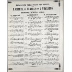 Chopin Fryderyk - 25/1-6(sep)-1c-B&H, no 1, ‘CHOPIN, HENSELT, LISZT, THALBERG. ETUDEN FÜR DAS PIANOFORTE.’ 1841-1855?.
