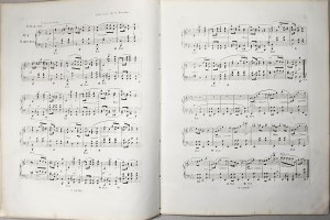 Chopin Fryderyk - 17-1a-Sm Quatre MAZURKAS POUR LE Piano Forte dédiées à Madame Lina Freppa, Paryż, Schlesinger, 1834-1860.