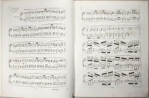 CHopin Fryderyk - 38-1b-BR 2me. BALLADE Pour LE Piano Dédiée à Robert Schumann, Paryż, Brandus, 1850-1860.