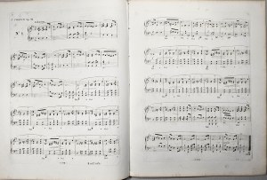 Chopin Fryderyk - 41-1b-BR QUATRE Mazurkas Pour LE PIANO Dédiées à son Ami Etienne Witwicki, Paryż, Troupenas, 1850-1860.