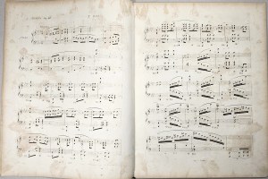 Chopin Fryderyk - 47-1a-BR 3E. BALLADE POUR le Piano, dédiée à Mademoiselle Pauline de Noailles, Paryż, Schlesinger, 1842-1860.