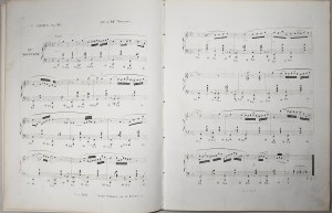 Chopin Fryderyk - 48/1-1a-Sm 13E. et 14E. NOCTURNE POUR PIANO dédiés à Mademoiselle Laure Duperré, Paryż, Schlesinger, 1842-1860.