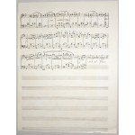 Fryderyk Chopin - Variation in E major from *Hexameron*, copy, ca. 1850.