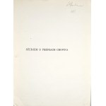 Barbag Seweryn - Studjum o pieśniach Chopina. Lwów 1927 Ossolineum.