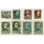 Fryderyk Chopin - Set of 8 stamps, 1949–1955.
