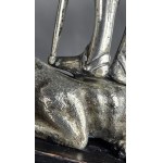 Figure St. George defeating the dragon, Silver, 18th/19th century, Germany?