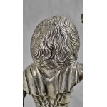 Figure St. George defeating the dragon, Silver, 18th/19th century, Germany?