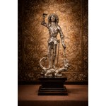 Figure "St. George defeating the dragon," Silver, 18th/19th century, Germany?