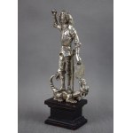 Figure St. George defeating the dragon, Silver, 18th/19th century, Germany?