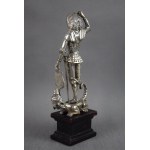 Figure St. George defeating the dragon, Silver, 18th/19th century, Germany?