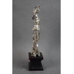 Figure St. George defeating the dragon, Silver, 18th/19th century, Germany?