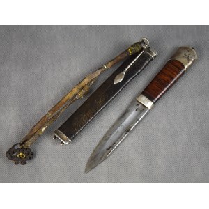 Dagger, knife, China, Tibet, 19th century.