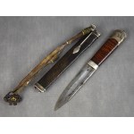 Dagger, knife, China, Tibet, 19th century.