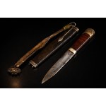 Dagger, knife, China, Tibet, 19th century.