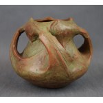 Waclaw Bębnowski (1865-1945), Vase with four handles, 1903-1914 ceramics, Art Nouveau