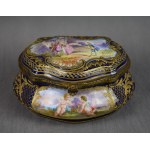 Sevres-style porcelain porcelain buttonholder, France, 19th century.