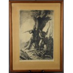 Jerzy HOPPEN (1891-1969), Insurrection de Kosciuszko, gravure, eau-forte ;