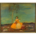 C. Sporleder, "All the birds are already here," oil on board, 20th century.