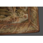 Tapestry with a hunting scene, France, 1st half of the 20th century.