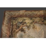 Tapestry with a hunting scene, France, 1st half of the 20th century.