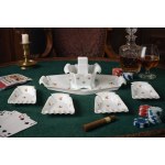 Art Deco smoking set, Ćmielów, 1930s.