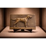 Plaque, Dog Show Award, Warsaw 1934, bronze.