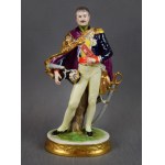 Figurine "Rev. Joseph Poniatowski," Germany, Rudolstadt-Volkstedt, mid-20th century.