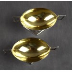 Pair of Classical salt cellars, Pr. 84 silver, Kyiv, 1st half of the 19th century Russian Empire