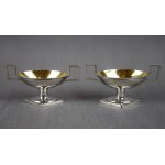 Pair of Classical salt cellars, Pr. 84 silver, Kyiv, 1st half of the 19th century Russian Empire